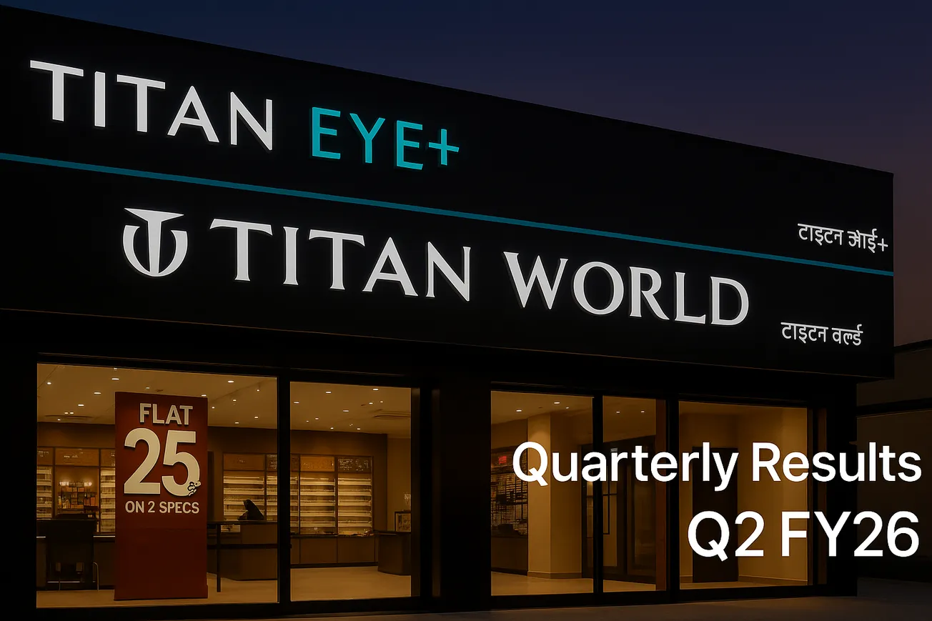 Titan EyeCare Shows Robust Start to FY26, Though Q2 Remains Soft